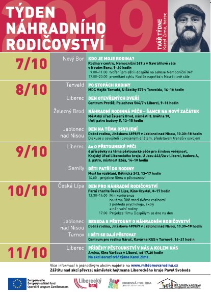 Týden náhradního rodičovství 2019
